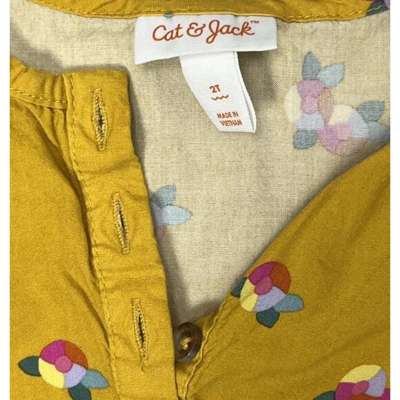 LOT 3 Girl Size 2 2T Disney Pink Shorts Cat Jack Dress Tea Collection Purple Top - Picture 4 of 11